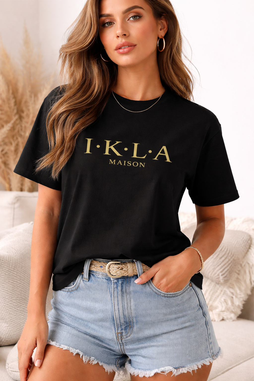 Essential Luxe T-Shirt by IKLA Maison Unisex premium t-shirt